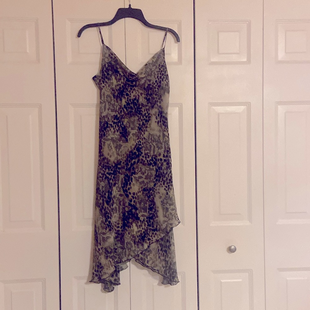 Light weight sun dress with scoop neckline.